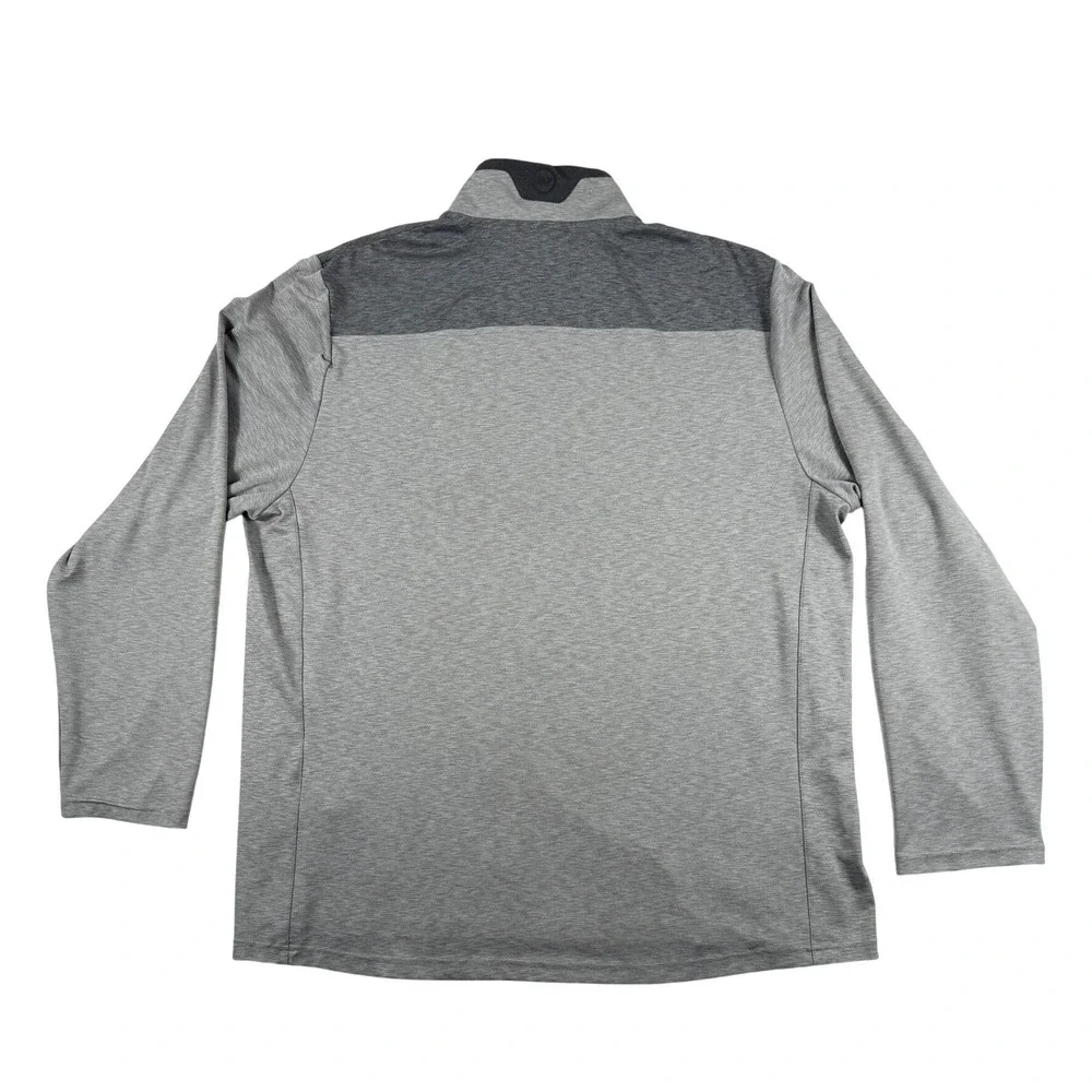 Vineyard‎ Vines XL Mens Performance Quarter Zip Pullover Gray Long Sleeve